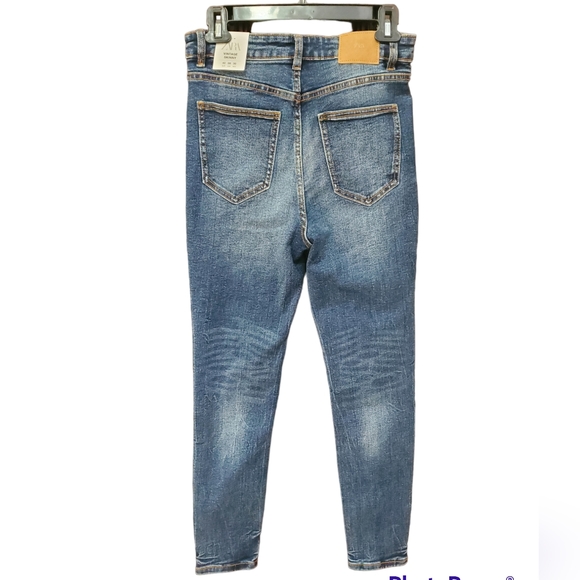 Zara High-Rise Vintage Skinny Jeans Size 8 - Picture 5 of 10